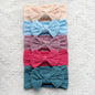 5 Cute Bow Baby Headbands Soft Elastic Hairbands for Girls Newborn Infant Head Scarves Baby Hair Accessories