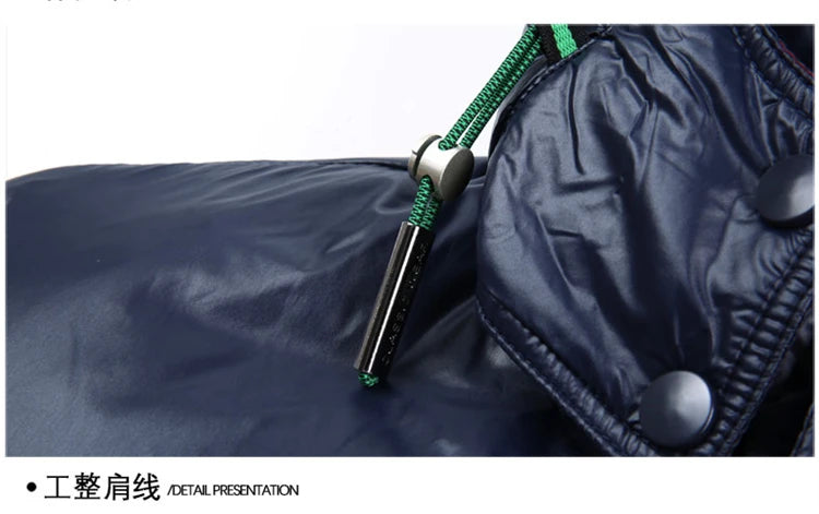 Men's Down Jacket Autumn Winter New Solid Color Thickened Warm Outdoor Travel Hooded Coat Men's White Duck Down padded Clothing