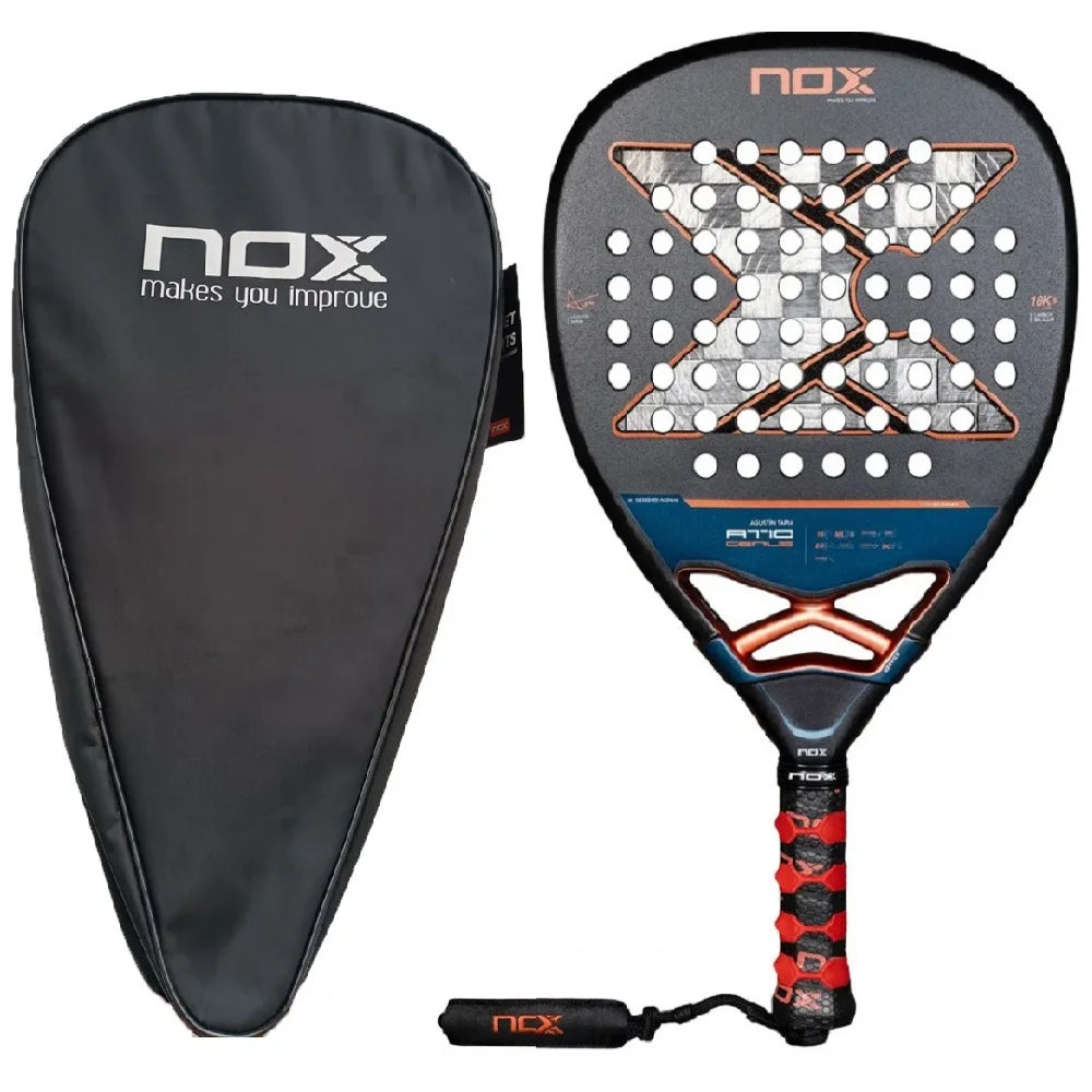 Nox 3D Carbon Fiber Power Racket, Stereo Structure Rebuild Tennis Hit Experience, Immersive Advanced Court, Tech Enabled 2023-26