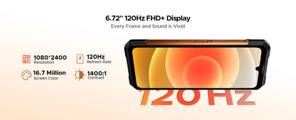Global Version DOOGEE S200 VIP Edition 5G Rugged Phone Android 16 1.32" AMOLED Rear Display 48GB 256GB  10100mAh Battery NFC