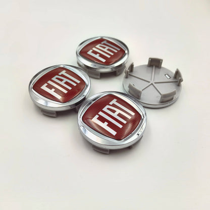 4pcs 60MM Car Wheel Hub Center Cover Emblem for FIAT 500 Ducato Panda Grande Punto Tipo Abarth Pulse Strada 600 500L Accessories