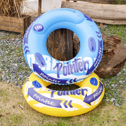 Double Balloon Inflatable Swimming Ring，Beach toys Pool Floaties for Adults,Swim Inner Tube for Pool