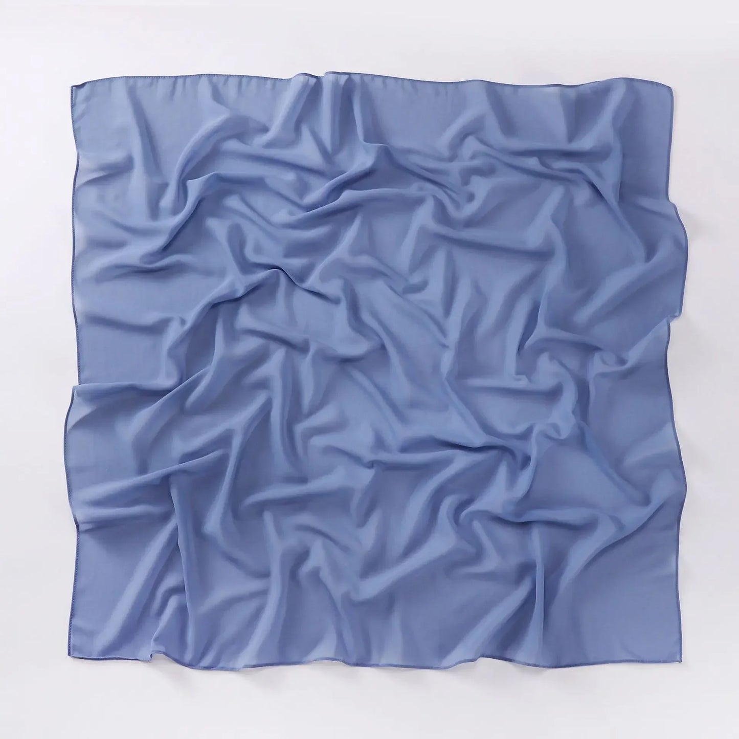 90*90cm Square Chiffon Hijab Scarf Women Solid Color Muslim Soft Head Scarf Islamic Shawls and Wraps Headband Musulman Scarves