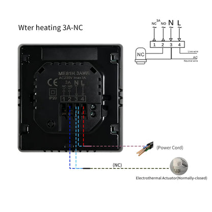 Tuya Smart Thermostat For Underfloor Heating Wifi Thermostat  Floor Heating Controller Warm Floor Temperature Controller Alexa