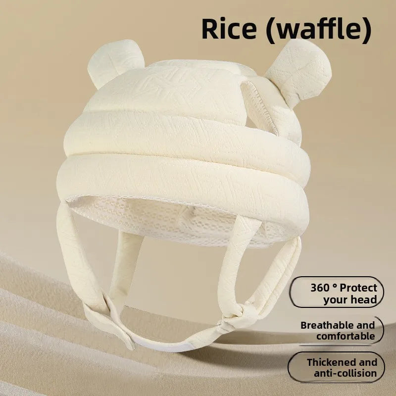 Baby Walking 360 Head Protection and Anti Fall Hat Children's Anti-collision Breathable Baby First Walking Head Protection Pad