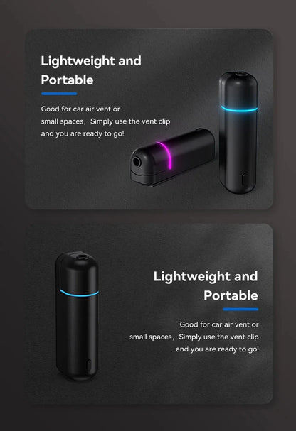 Smart Car Aroma Diffuser Auto Start Stop with Engine Fast Deodorizer Long Lasting Fragrance  6 Bottles Essential Oils Gift