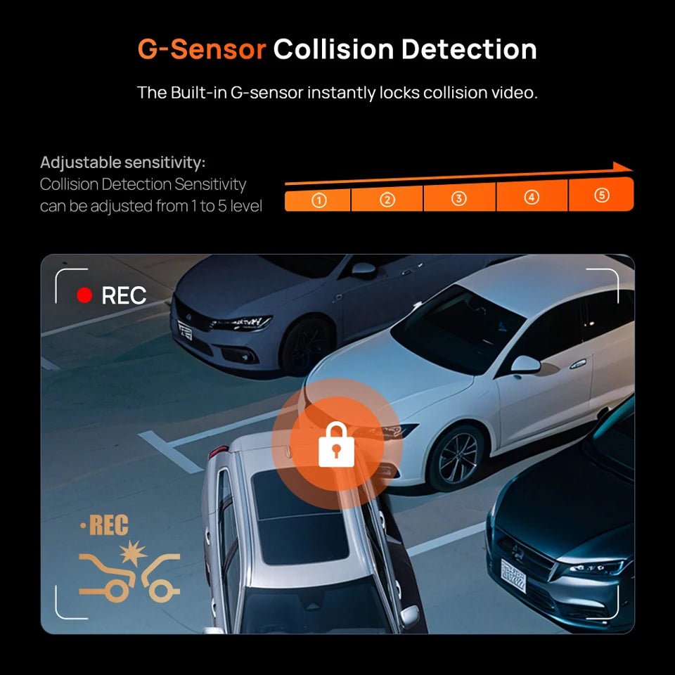 70mai 3-Channel Dash Cam T800E 4K HDR F1.55 Aperture Supercapacitor Voice Control GPS Car DVR 70mai T800E WiFi 6 5GHz