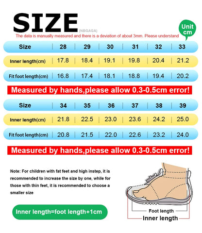 Kid Sneakers Sport Shoes for Boys Fashion Leather Children Breathable Mesh Comfort Shoes Casual Walking Outdoor Running Shoes