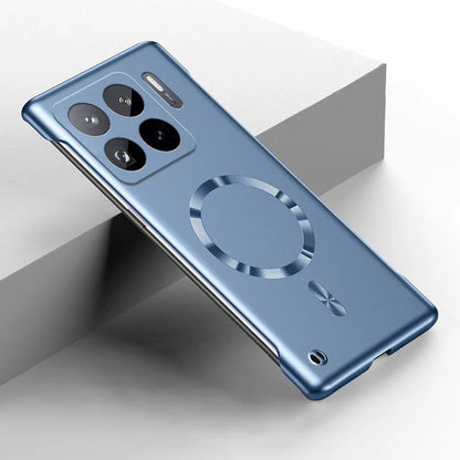 Luxury Metal Painting Slim Frameless Case For XIAOMI 17 Pro Max 15T 15 Ultra 14T 14 13T 13 12 Pro Magnetic Hard PC Cover