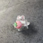Cute Cartoon Transparent Strawberry Rabbit Keycap DIY Handmade Personalized Mechanical Keyboard Dedicated PBT Keycap