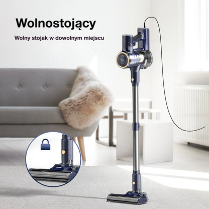 Vastorm 3-in-1 Corded Vacuum Cleaner 600W Powerful Upgraded Motor Free-Stand Lightweight Stick Handheld Vacuum for Carpet Pet Hair