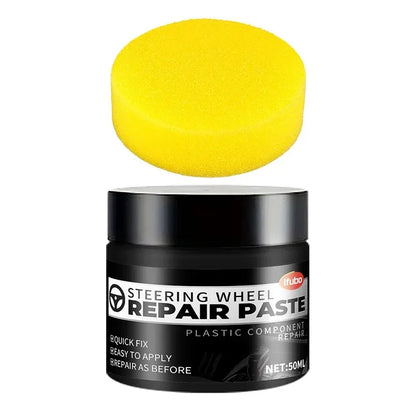 IFUBO 50ml Steering Wheel Leather Restorer Paste Quick Fix Non-Fading Car Interior Dashboard Repair