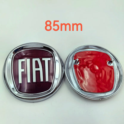 1ps 8.5cm 10cm 12cm 85mm 100mm 120mm fiat Emblem Car Front logo Front grill front Rear Bumper tail door trunk Emblem Accessories