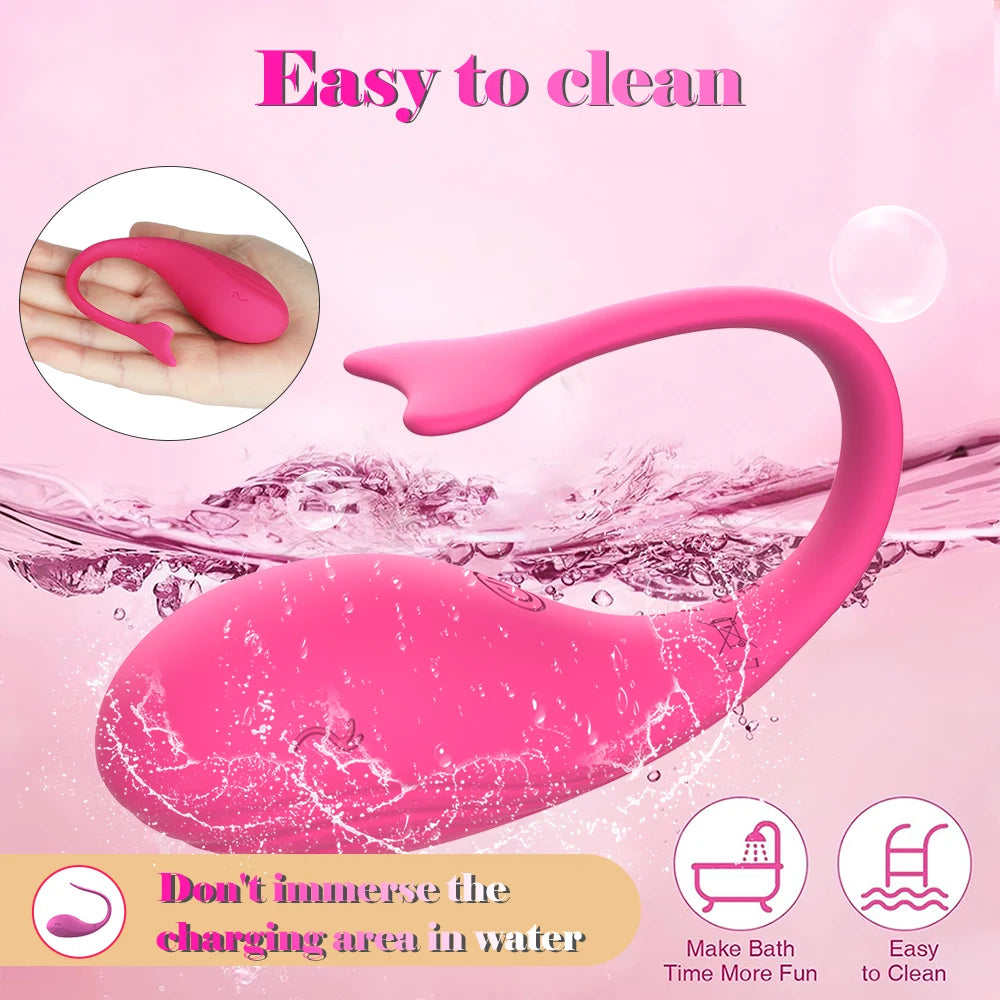 9 Speed APP Controlled Vaginal Vibrators G Spot Dildo Vibrating Egg Massager Wearable Stimulator Adult Sex Toys for Women Couple