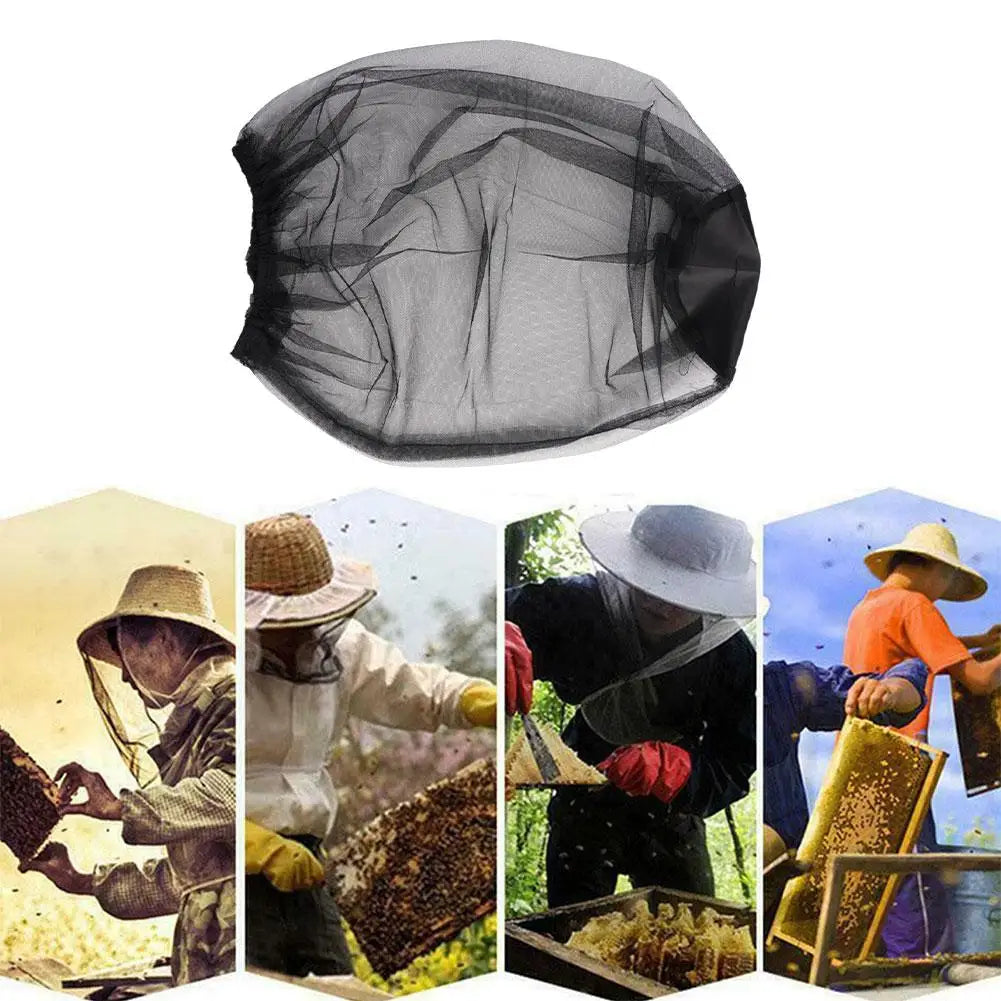 Outdoor Mosquito Head Mask Beekeeping Net Gauze Hat Travel Fishing Camping Mask Net Head Net Mask Travel Camping