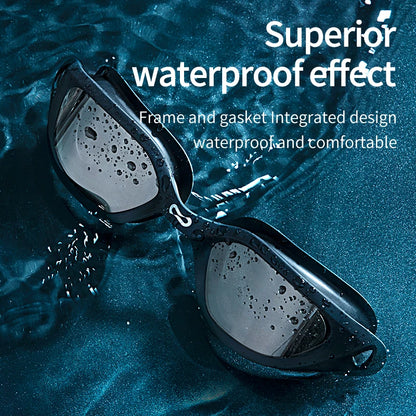 COPOZZ Professional HD Swimming Goggles Anti-Fog UV Protection Adjustable Swimming Glasses Silicone Water Glass For Men and Wome