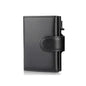 RFID Blocking Microfiber Genuine Leather Men Wallets Fashion Trifold Card Holder Money Bag Smart Slim Thin Coin Pocket Purse