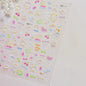 Colorful Water Bubble 5D Nail Art Stickers Goldfish Koi carp Dreamy Polarized Dreamlike Self Adhesive Delicate Manicure Decals