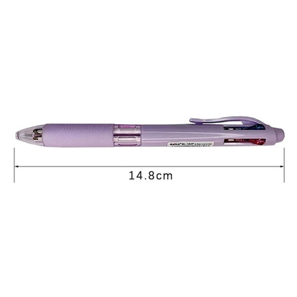 4 In 1 Multicolor Ballpoint Pens Creative Colorful Retractable Multifunction Pen Students Writing School Office Kawaii Supplies