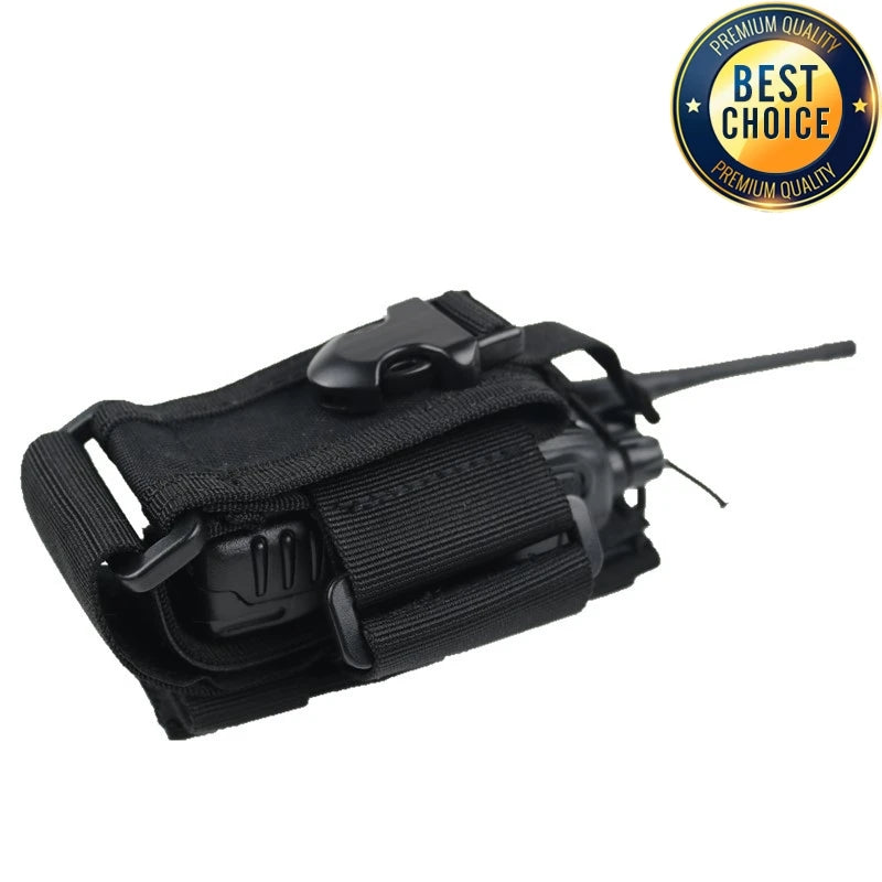New Tactical Adjustable Walkie Talkie Holder Radio Pouch Hunting Interphone Hanging Bag Outdoor Nylon Molle Radio Pouch