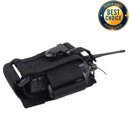 New Tactical Adjustable Walkie Talkie Holder Radio Pouch Hunting Interphone Hanging Bag Outdoor Nylon Molle Radio Pouch