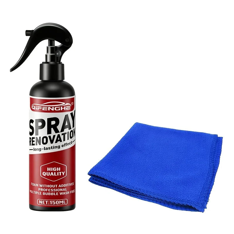 5.07oz Cleaner for Car Interiors, Leather Seat Polish And Conditioner, Stain Remover That Doesn'T Require Rinsing, Headliner Res