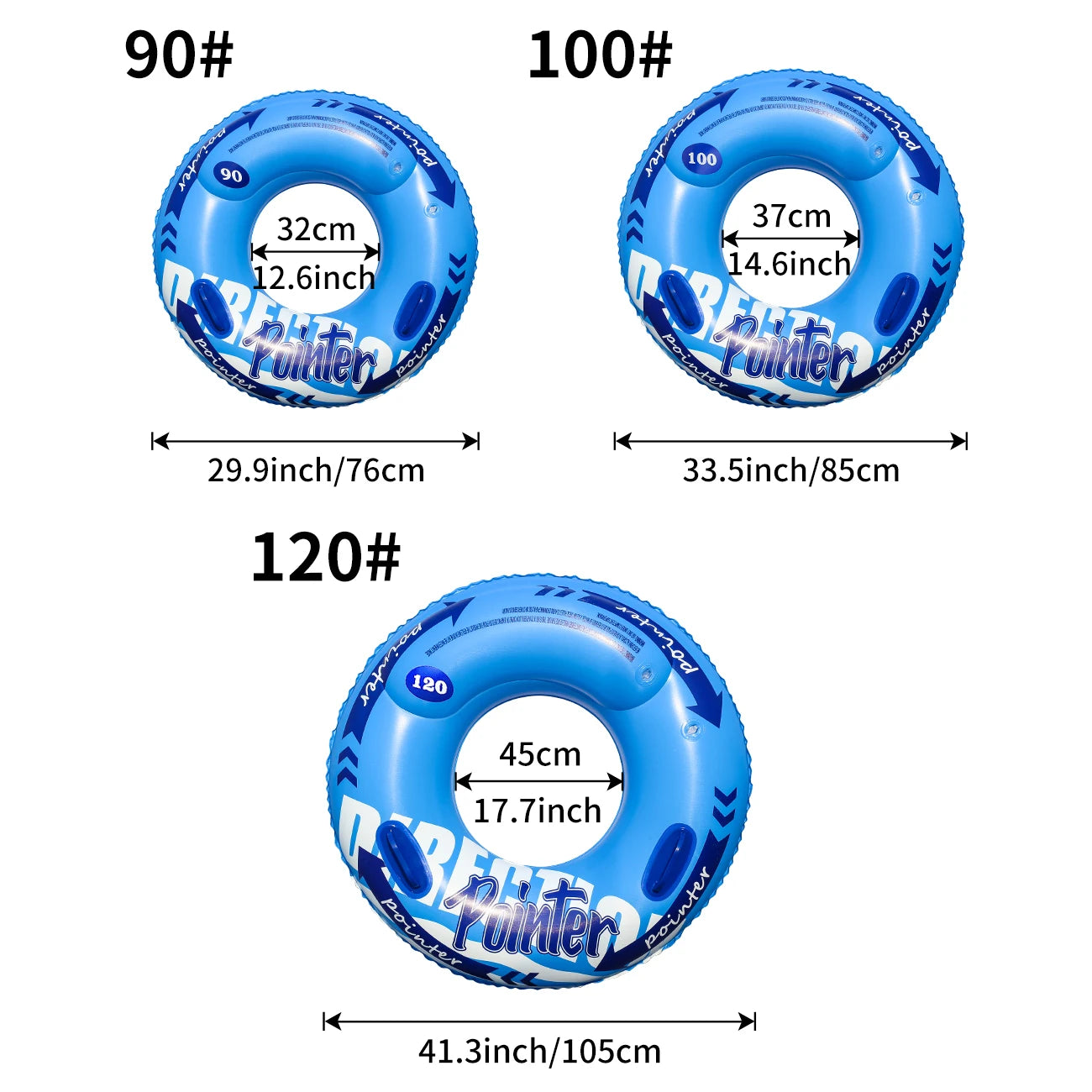 Double Balloon Inflatable Swimming Ring，Beach toys Pool Floaties for Adults,Swim Inner Tube for Pool