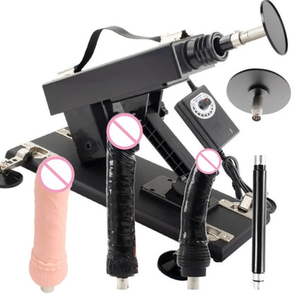 FREDORCH Upgraded Sex Machine for Women with Dildos Automatic Masturbation Machine Pump Gun Love Machine Couple Sex Toys