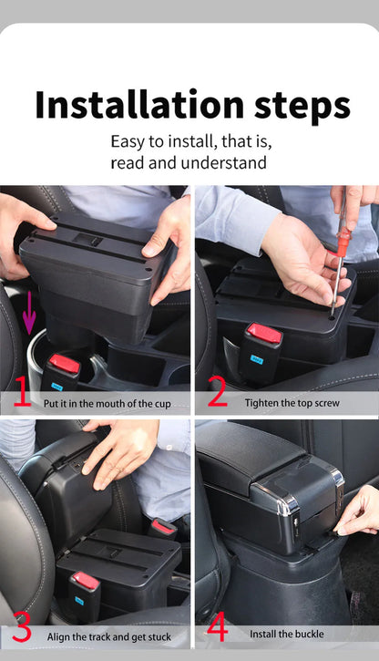 For Kia Picanto Armrest Box For Kia Picanto 3X-Line interior Retrofit parts car accessories Storage box Simple installation