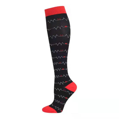 58 Style Compression Socks Medical Edema Diabetes Varicose Vein Stockings Graduated Pressure Legging Nursing Knee High Stockings