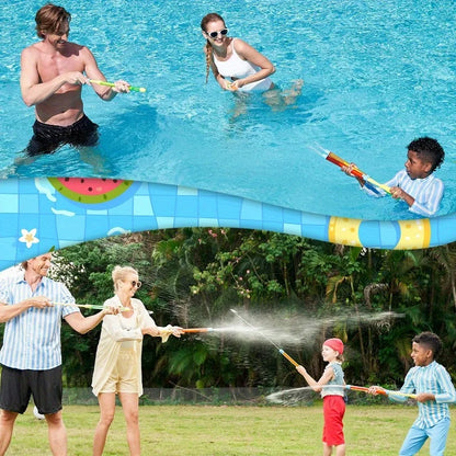 JOYFY 18 Pack 16.5'' Water Gun Super Soaker Blaster Squirt Guns Bulk Summer Outdoor Swimming Pool Beach Water Game Toys