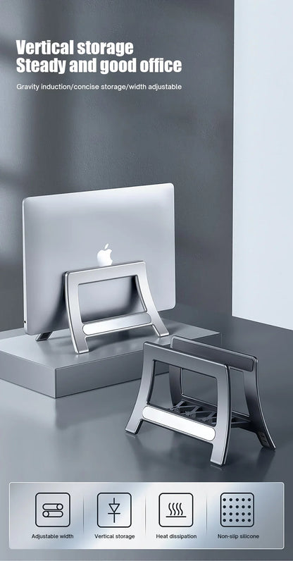 Eary Vertical Laptop Stand Holder for MacBook Air Pro Surface/Tablet/HP/Dell Gravity Notebook Stand ABS Support Up to 17.3 inch