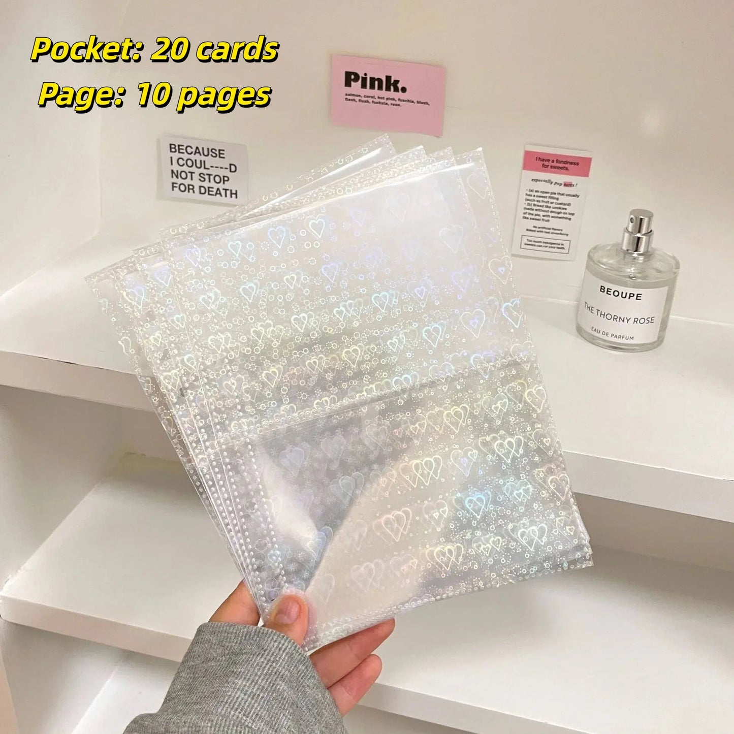 10pcs A5 Kpop Loose-leaf Collect Book Photo Cards Album Inlay Idol Card Collect Book Inner Page Stationery Birthday Gift포토카드 바인더