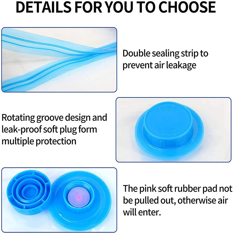 Vacuum Bag Electric Pump Compression Bag Pump Mini Vacuum Sealing Machine Travel Space Saving Clothing and Food Organizers