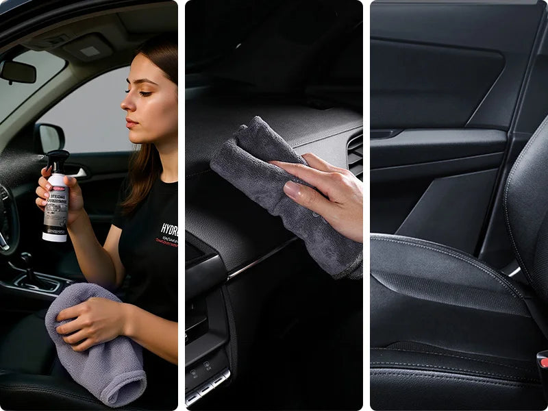 Hydroshine Car Interior Conditioner Interior Plastic Restore Wax Coat Exterior Cleaner Multifunctional Leather Care Maintenance