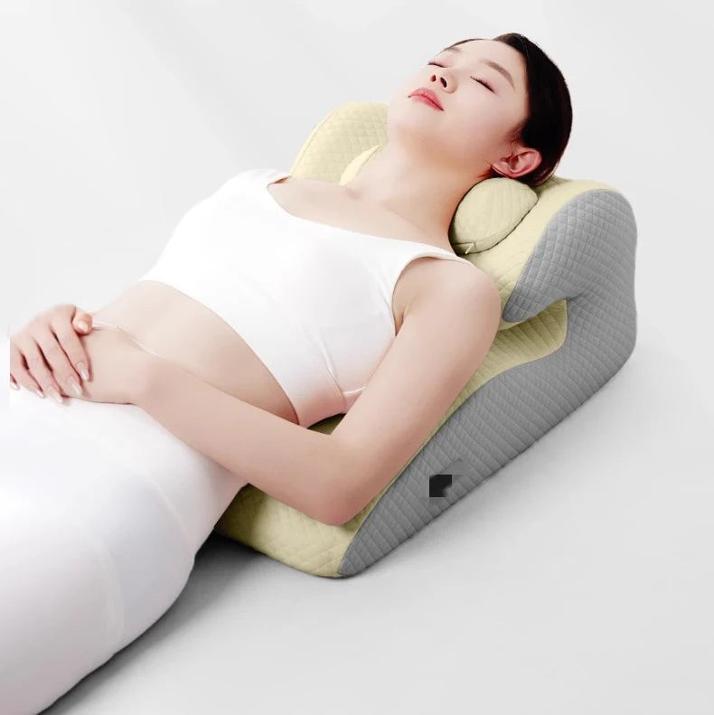 Relax Cush Pillow 2025 New Ergonomic Pillow Supports Posture in Any Position Unique Curved Design Suitable for Massage,Reading
