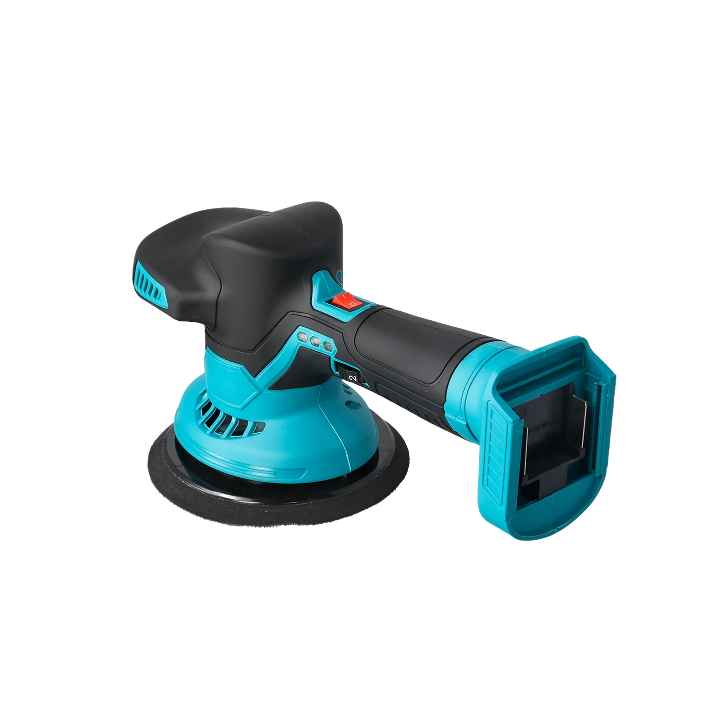 Podofo 6 Gear 5500 RPM Cordless Brushless Car Polisher 6 In 1 Mini Car Buffers Polishers Kit Fit Makita Battery Orbital Polisher For Car Boat Detailing, Polishing, Scratch Removing Without Battery With Storage Bag