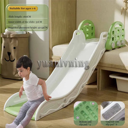 Foldable Kids Slide Adjustable Climbing Slide for Bed Sofa Stair Kids Toddler Slide Climber Toy Playground Playset Indoor