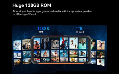 Ultra-thin Rugged Android Smartphone Cubot King Kong ES, 6.56" 90Hz Screen, 16GB RAM(6GB+10GB), 128GB ROM, 48MP Camera, 4G Phone