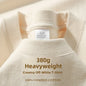 300g Cotton T Shirts Men Short Sleeved Heavyweight Summer Round Neck Loose Breathable Shirt for Men Women Basic Tee