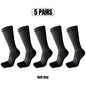 1/5 Pairs Men's Toe Socks Long Compression Sweat-Absorbing Fitness Marathon Hiking Outdoor Basketball Five Finger Sport Socks
