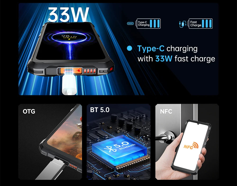 [Shipping From Poland] Cubot KingKong ES 3 Rugged Smartphone 16GB(6+10)+256GB Android 15 10200mAh 6.745'' 4G Mobile Phone NFC