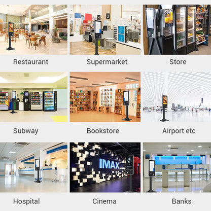 TouchWo 15.6 21.5 23.8 Inch Wall Mount Touch Screen AIO Computer Touchscreen Self Service Checkout Ordering Ticket Payment Kiosk