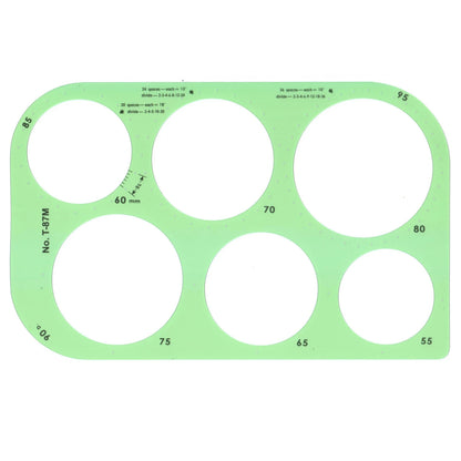 Jewelry Design Template Diamond Gemstone Drafting Ruler Kit Formwork Rulers Professional Designer Tools Supplies T-777-1 T-777-2