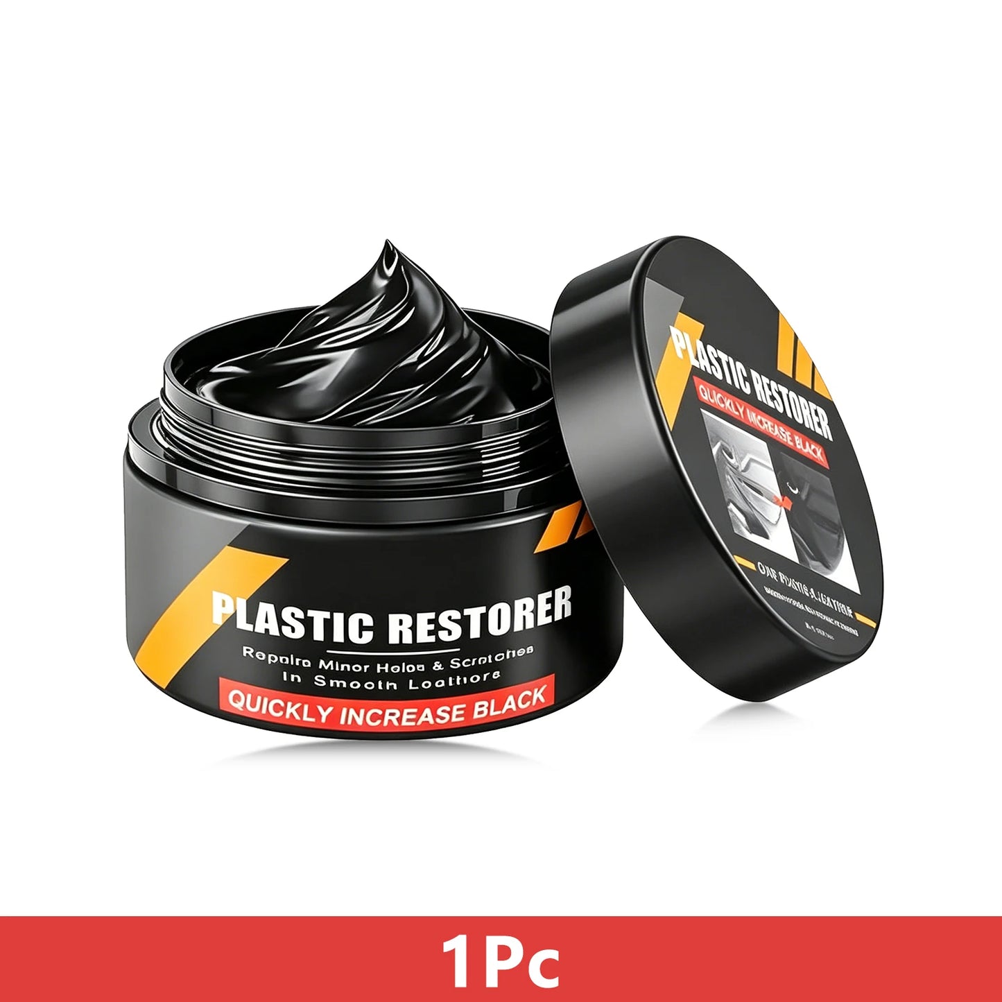 Universal Car Plastic Care Cream for Interior Exterior, Remove Scratches & Aging, Polish Gloss Prevent Whitening Refinish Wax