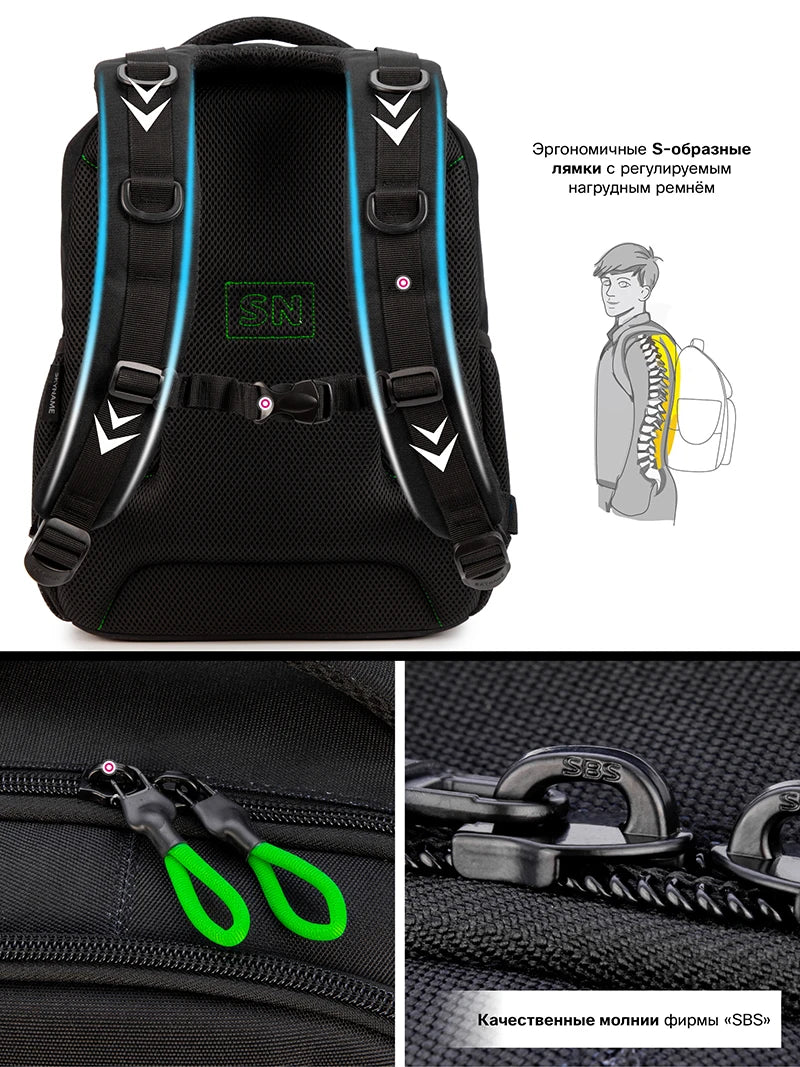 Brand School Bag for Boys Multifunctional Cartoon Pattern Kids Satchels Orthopedic Waterproof Backpack Children Student Mochila