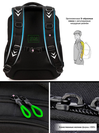 Brand School Bag for Boys Multifunctional Cartoon Pattern Kids Satchels Orthopedic Waterproof Backpack Children Student Mochila