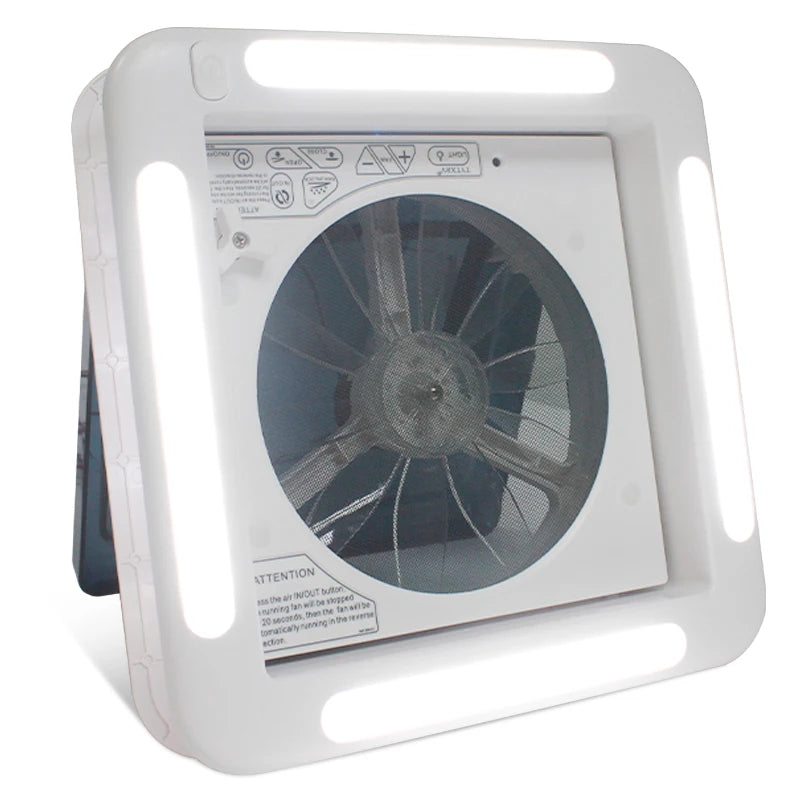 TYTXRV Caravan Accessories 11'' 12V CE RV Roof Vent Fan Manual Lifting Skylight Exhaust Fan for Camper Motorhome Travel Trailer