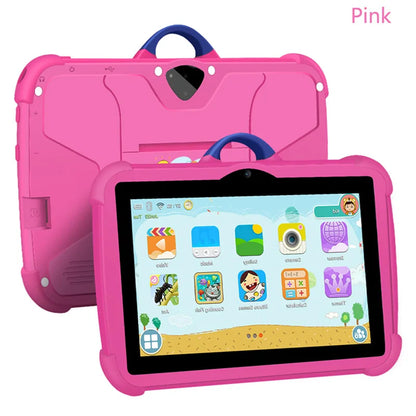 New 7 Inch Android 13 Learning Education Kids Tablets Quad Core 4GB RAM 64GB ROM Cheap Simple Children's Favorite Tablet Pc