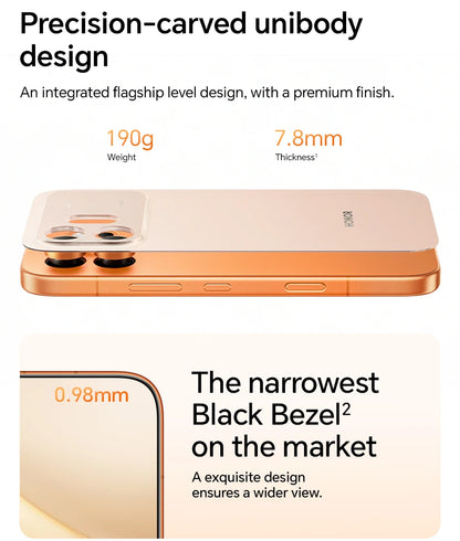 HONOR 600 5G Smartphone EU Version 200MP AI Ultra Night Camera 6400mAh Snapdragon 7 Gen4 AI Button 6.57"AMOLED 80W Supercharge